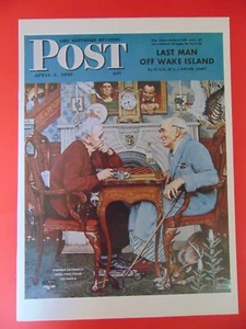 Saturday Evening Post April 3, 1943 (REPRINT) Norman Rockwell (COVER ONLY) - Picture 1 of 1
