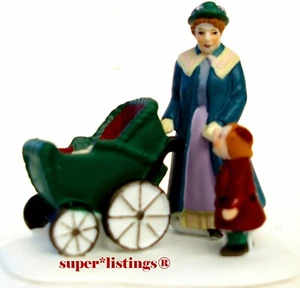 Dept. 56 Busy Sidewalks Mother w. Baby Carriage Only Christmas in the City 55352 - Picture 1 of 8