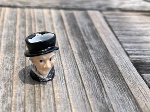 Taza de metal pintada cara colonial casa de muñecas escala 1:12 NUEVA - Imagen 1 de 4