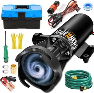 Pompa rifiuti maceratore portatile camper 12V per fognature con scatola 12GPM RV pompa maceratore - Foto 1 di 7