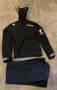 WWII Navy Dress Service Uniform Named Radioman Petty Officer 3/c Jumper Pants - Picture 1 of 10