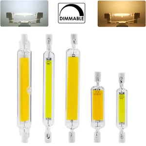 Dimmable R7s LED COB Bulb Ceramic Glass Tube Light 78mm 118mm 6W 12W J Type RK - Picture 1 of 17