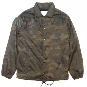Ralph Lauren Camo Windbreaker Jacket Small Men Camouflage USA Army Denim Supply - Picture 1 of 19
