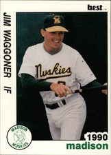 1990 Madison Muskies Best #9 Jim Waggoner