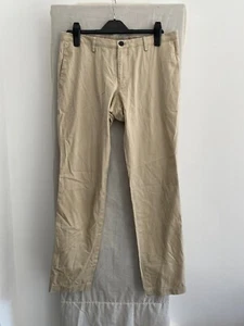 Chinos HUGO BOSS STANINO16_W Beige Calce Ajustado Talla 32 - Imagen 1 de 7