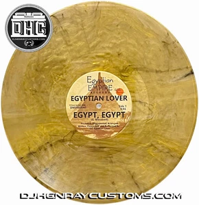 EGYPT EGYPT / GIRLS 40th Anniversary Gold Vinyl/Record 12" Single Egyptian Lover - Picture 1 of 4