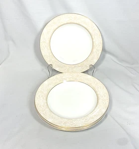 Wedgwood Ralph Lauren Bone China Meredith 9" Rim Soup Bowl England Set of 4 NWT - Picture 1 of 12