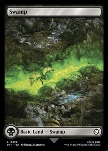 MTG - (Full Art) SWAMP #322 - Fallout (C) - Picture 1 of 1