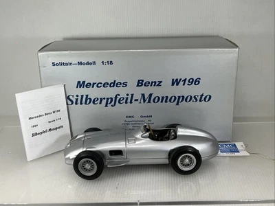 1/18 CMC 1938 Mercedes-Benz W196 Silver Arrows M-006 READ ME - Image 1 of 4