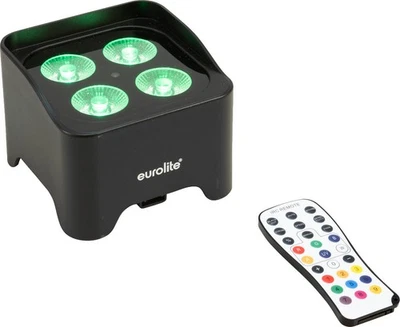 Eurolite AKKU Mini UP-4 QCL Spot MK2 Akku-Uplight RGBW LED IR-Fernbedienung DJ - Bild 1 von 4