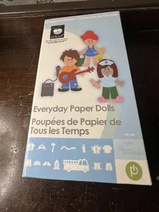 Cricut Everyday Paper Dolls Shapes Cartridge Complete Keyboard Overlay Handbook - Picture 1 of 7