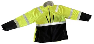 PIP 333-1550-LY High Visibility lined Jacket Reflective Tape 2XL ANSI 107-2015 - Picture 1 of 24