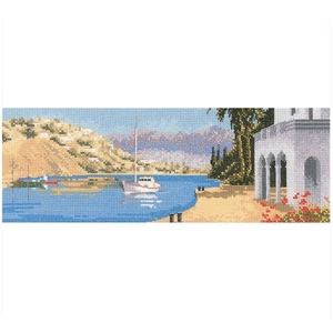 Heritage Stitchcraft Cross Stitch Chart Mediterranean Harbour HC613 - Picture 1 of 1