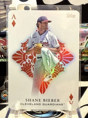 2023 Topps - SHANE BIEBER - All Aces Sp - Guardians JW 13A - Image 1 of 2