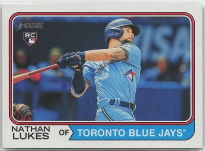 Nathan Lukes 2023 Topps Heritage Rookie - Image 1 of 2