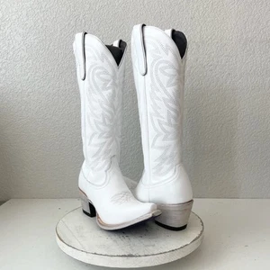 Stivali da cowboy Lane MEGAN MORONEY Smokeshow da donna 7 bianchi western cowgirl alti - Foto 1 di 11