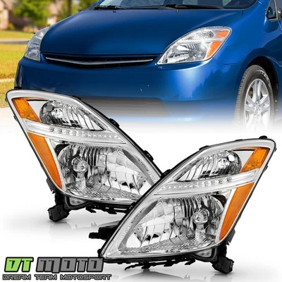 For 2006 2007 2008 2009 Toyota Prius HID/Xenon Headlights Headlamps Left+Right - Image 1 of 4