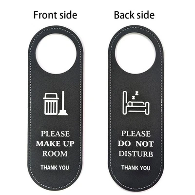 Decorative Double Sided Sign Communicates Do Not Disturb Message Effectively - Image 1 of 4