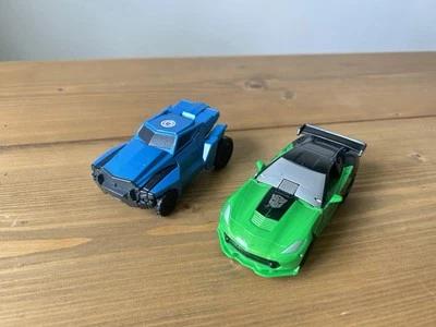Transformers Steeljaw & Crosshairs One Step Changer Action Figure Car Toy Bundle - Image 1 of 4