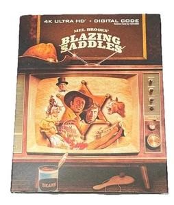 BLAZING SADDLES & SLIPCOVER & DIGITAL 4K Blu-Ray Movie New - Imagen 1 de 2