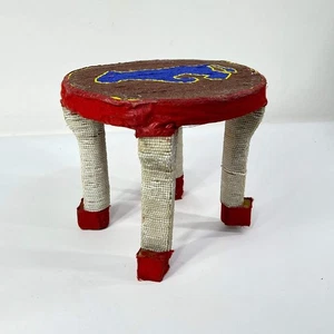 Yoruba Beaded Stool - Picture 1 of 9