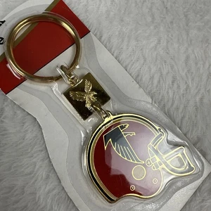 Vintage Winston NFL Atlanta Falcons Metal Football Helmet Keychain 1988 - Picture 1 of 4