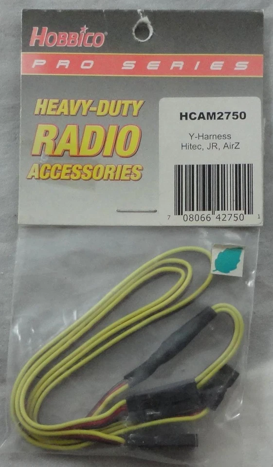 21" Dual Servo Y-Harness (Y-Connector) Extension Universal Connectors HCAM2750 - Image 1 of 1