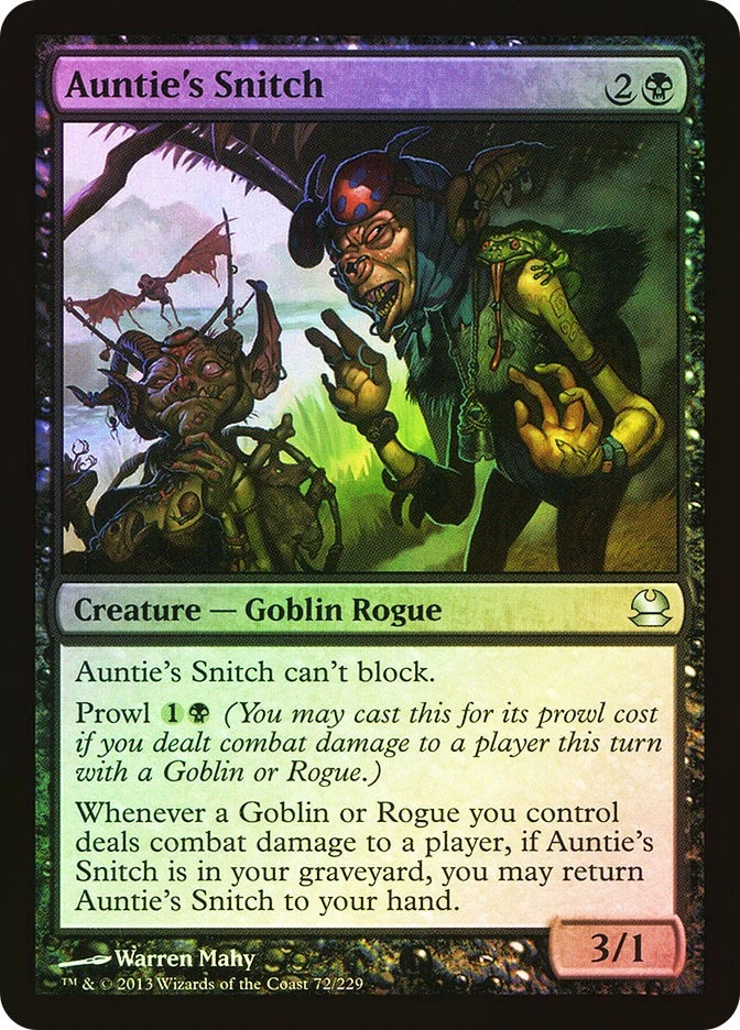 MTG FOIL Auntie's Snitch  - Modern Masters #072 - Image 1 of 1