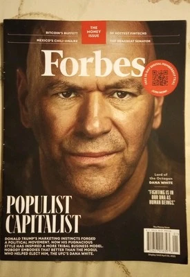 Forbes Magazine The Money Issue - Dana White - Populist Capitalist Feb/March 25 — 第 1/3 张图片