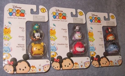 Nuevo Disney Tsum Tsum Serie 1 Jakks Pacific Lote Cheshire Cat Daisy Winnie Goofy Foto 1 de 4