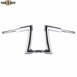 Chrome 2" Fat 12” Rise Borrachos Handlebar Fit For Harley Softail Sportster Dyna - Picture 1 of 1