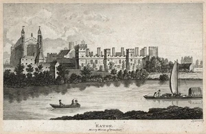 Samuel Sparrow - Eaton / Eton College - antike Radierung - Bild 1 von 2