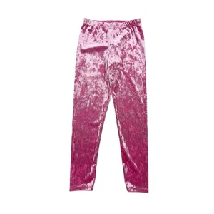 OshKosh Girls Pink Velvet Leggings Pull On Size 10 - Picture 1 of 4