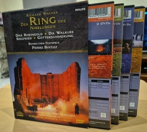 UNITEL WAGNER DER RING DES NIBELUNGEN RING CYCLE DVD 1980 PIERRE BOULEZ OPERA - Picture 1 of 8