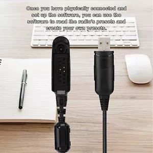 GP340 USB Programming Cable for HT750 HT1250 PRO5150 GP328 GP340 GP380 GP640 - Picture 1 of 11