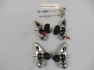 Shimano Deore XT - M 734 Juego de frenos voladizos (plateado) NOS bicicleta MTB retro - Imagen 1 de 9