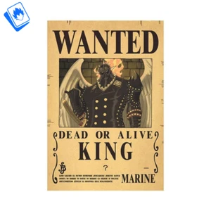 Poster One Piece KING 42x28.5 cm Carta Kraft Gialla - Bild 1 von 4