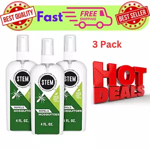 STEM Repels Mosquito Insect Repellent Bug Spray with Essential Oil 4 floz 3 pack - Picture 1 of 2