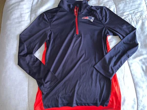 NWT AUTHENTIC YOUTH NFL TEAM NEW ENGLAND PATRIOTS LONG SLEEVED TOP SIZE LARGE - Picture 1 of 3