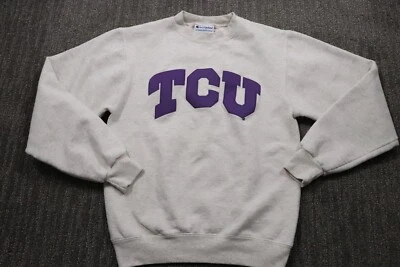 Champion TCU Horned Frogs  Women Crewneck Sweatshirt Size XS NCAA Collage Sports - Image 1 of 4