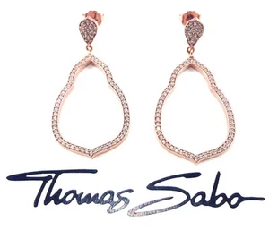 Thomas Sabo Damen-Ohrringe Ohrstecker 925er Sterling Silber 750er rosegold - Bild 1 von 6