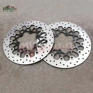 Fit For Suzuki GSXR600 GSXR750 2008-2021 Motorcycle Front Brake Disc Rotors - Picture 1 of 5
