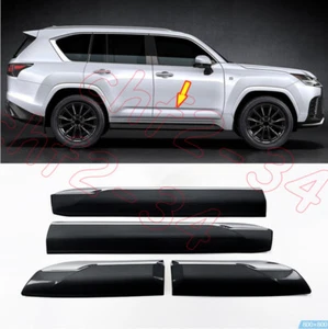 Apto para Lexus LX600 2022-2024 ABS negro tira de moldeo protector de puerta de automóvil 4 piezas - Imagen 1 de 4