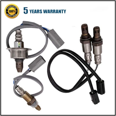 4pcs Upper+Lower Oxygen O2 Sensor For Nissan Altima 2008-2009 Maxima 2009 3.5L - Image 1 of 4