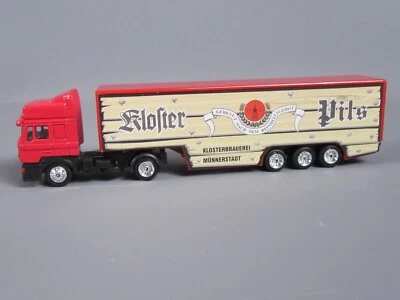 B272 Wörlein C90556 Man 26 Semi Rimorchio Klofter Pozzi Rosso Ho 1:87 - Immagine 1 di 4