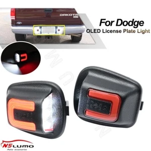 OEM Rear Bumper OLED License Plate Lamp For 97-11 Dodge Dakota Mitsubishi Raider - Picture 1 of 13