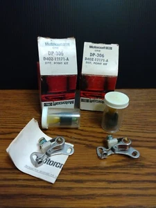(2) NOS 1957-1978 FORD MOTORCRAFT 8 CYLINDER POINT SET DP-306 D4OZ-12171-A - Picture 1 of 10