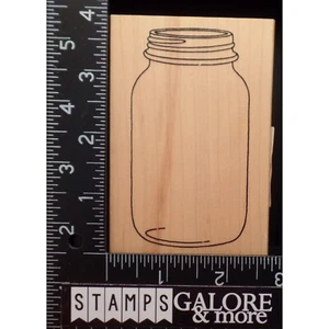 Inkadinkado Stempel GROSS KÜCHE EINMACHGLAS GLAS LEBENSMITTEL #1371 - Bild 1 von 2
