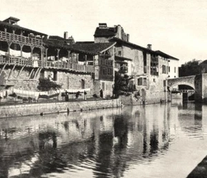 LOT-ET-GARONNE. Nérac- Vieilles tanneries 1903 old antique print picture - Picture 1 of 1