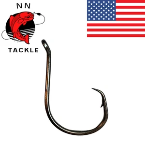 25 Or 50 Pcs 1/0-10/0 Offset Octopus Circle Fishing Hooks - Picture 1 of 12